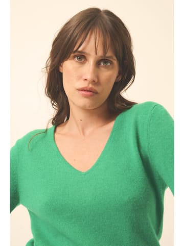 Just Cashmere Kaschmir-Pullover "Joan" in Grün