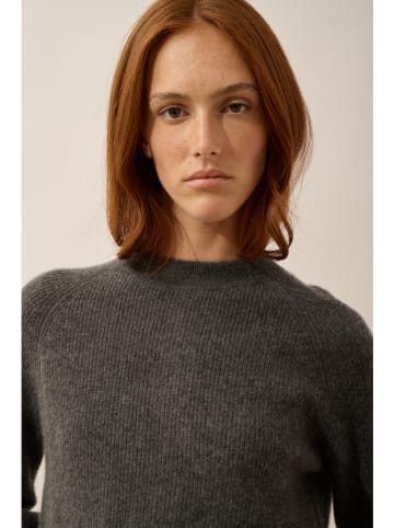 Just Cashmere Kaszmirowy sweter w kolorze antracytowym