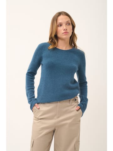 Just Cashmere Kaschmir-Pullover "Joyce" in Blau