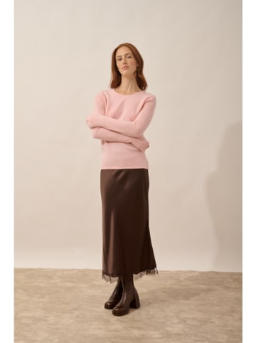 Just Cashmere Kaszmirowy sweter "Joyce" w kolorze jasnoróżowym