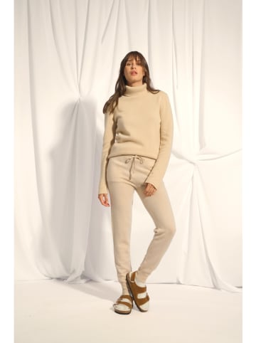 Just Cashmere Kasjmieren coltrui "June" beige