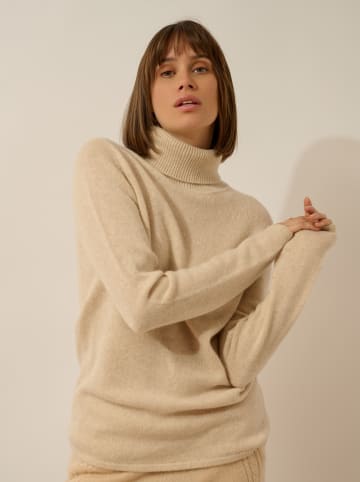 Just Cashmere Kaschmir-Pullover "June" in Creme