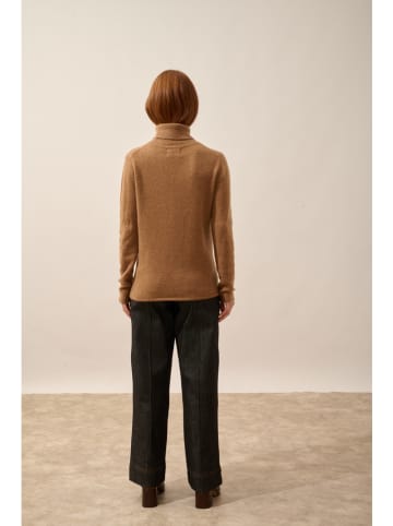 Just Cashmere Kasjmieren trui "June" lichtbruin