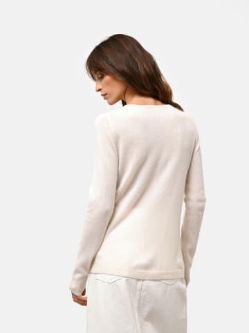Just Cashmere Kaschmir-Cardigan "Katharine" in Creme