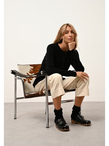 Just Cashmere Kaszmirowy kardigan "Katharine" w kolorze czarnym