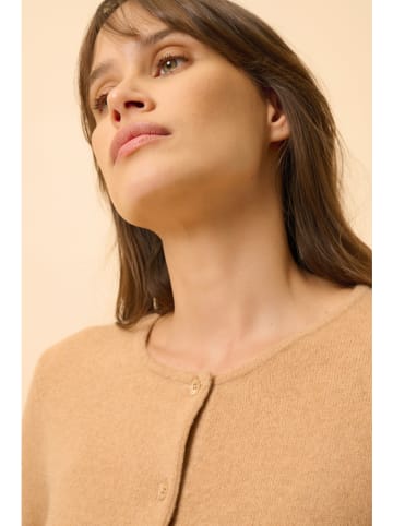 Just Cashmere Kasjmieren vest "Katharine" beige