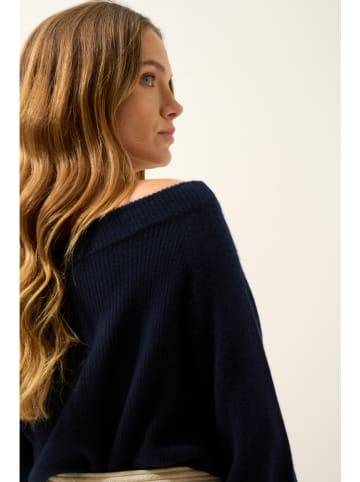 Just Cashmere Kaschmir-Pullover "Kelly" in Dunkelblau