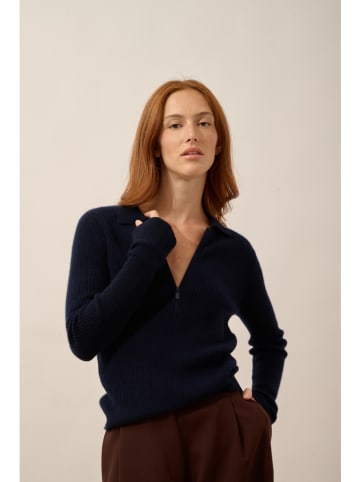 Just Cashmere Kaschmir-Pullover "Kristjan" in Dunkelblau