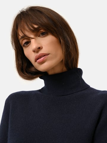 Just Cashmere Kaszmirowy golf "Lanais" w kolorze granatowym