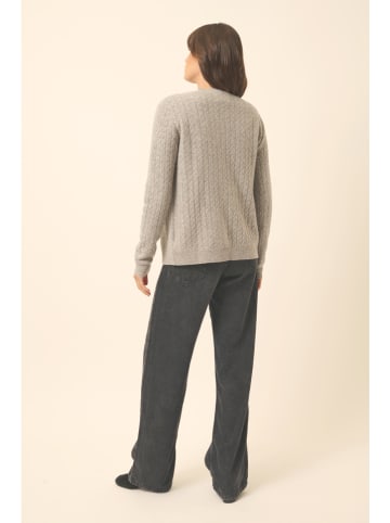 Just Cashmere Kaschmir-Cardigan "Laura" in Grau