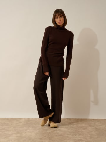 Just Cashmere Kaszmirowy golf "Lexie" w kolorze brązowym