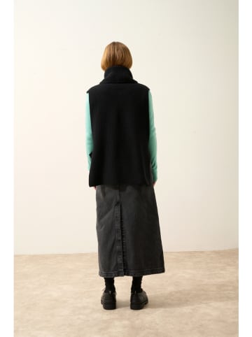 Just Cashmere Kaschmir-Pullunder "Lou" in Schwarz