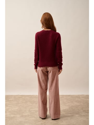 Just Cashmere Kasjmieren trui "Nadia" rood