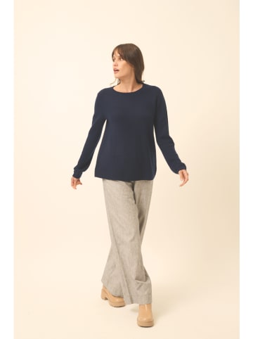 Just Cashmere Kaschmir-Pullover "Nethy" in Dunkelblau