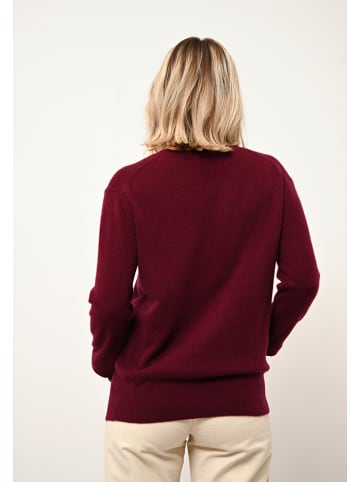 Just Cashmere Kaschmir-Pullover "Nora" in Bordeaux