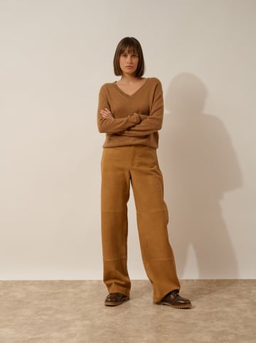 Just Cashmere Kaschmir-Pullover "Nora" in Hellbraun