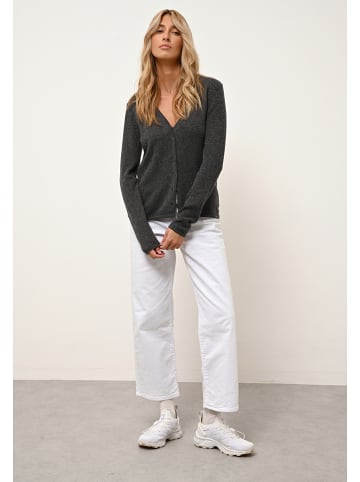 Just Cashmere Kaszmirowy kardigan "Norma" w kolorze antracytowym