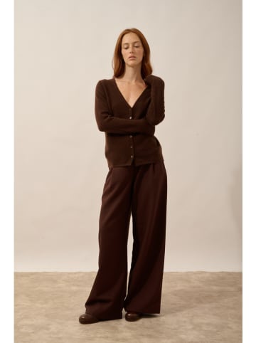 Just Cashmere Kaschmir-Cardigan "Norma" in Braun