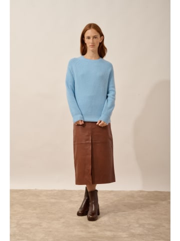 Just Cashmere Kaschmir-Pullover "Oceane" in Hellblau