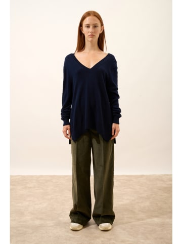 Just Cashmere Kaszmirowy sweter "Opal" w kolorze czarnym