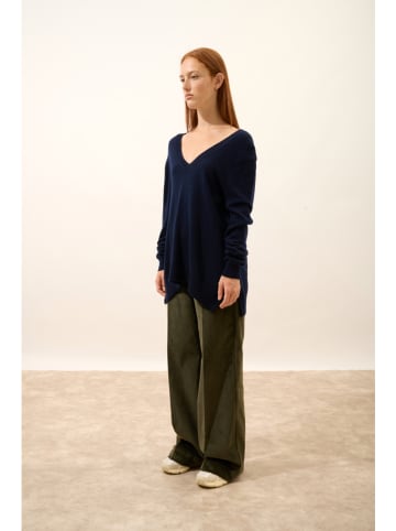 Just Cashmere Kaszmirowy sweter "Opal" w kolorze czarnym