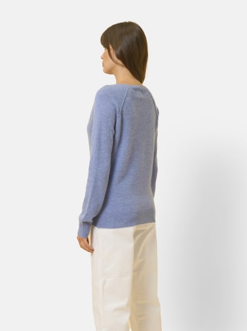Just Cashmere Kasjmieren trui "Phoebe" lichtblauw
