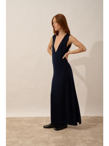 Just Cashmere Kaschmir-Kleid "Tessa" in Schwarz