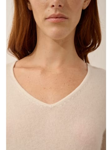 Just Cashmere Kaschmir-Kleid "Tracy" in Creme