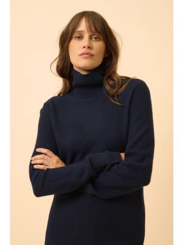 Just Cashmere Kaschmir-Rollkragenpullover "Udny" in Dunkelblau