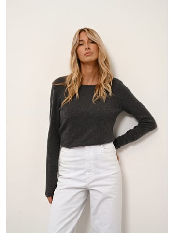 Just Cashmere Kaschmir-Pullover "Vivian" in Anthrazit