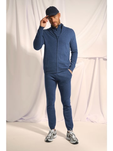 Just Cashmere Kaschmir-Cardigan "Alan" in Dunkelblau