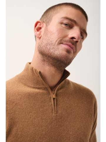 Just Cashmere Kaschmir-Pullover "Bradley" in Camel