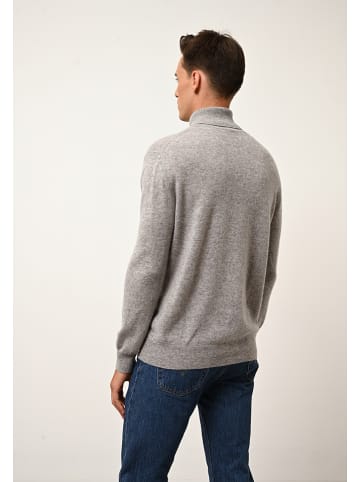 Just Cashmere Kaschmir-Rollkragenpullover "Connor" in Grau