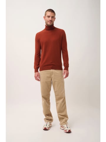 Just Cashmere Kaschmir-Rollkragenpullover "Connor" in Hellbraun