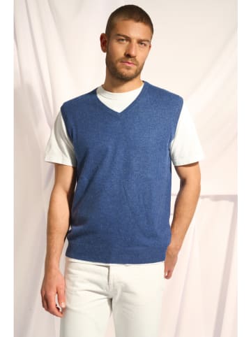 Just Cashmere Kasjmieren spencer "Corki" blauw