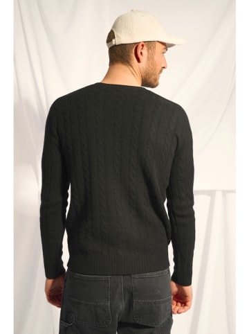 Just Cashmere Kaszmirowy sweter "Darri" w kolorze czarnym