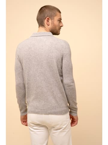 Just Cashmere Kasjmieren trui "Douglas" grijs