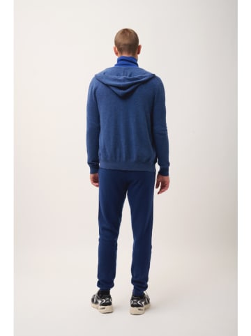 Just Cashmere Kasjmieren vest "Elliot" blauw