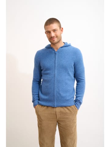 Just Cashmere Kaschmir-Cardigan "Elliot" in Hellblau