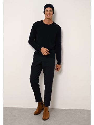 Just Cashmere Kaszmirowy sweter "Gabin" w kolorze granatowym