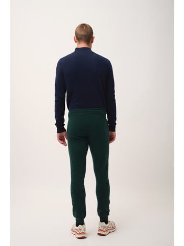 Just Cashmere Kaszmirowe spodnie "Gareth" w kolorze zielonym