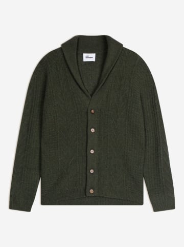 Just Cashmere Kaszmirowy kardigan "Garma" w kolorze zielonym