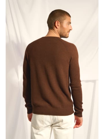 Just Cashmere Kasjmieren trui "Guzman" lichtbruin