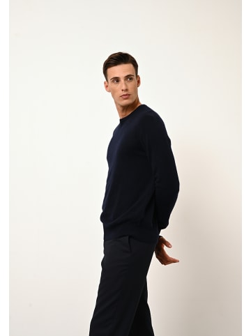 Just Cashmere Kaszmirowy sweter "Howard" w kolorze granatowym