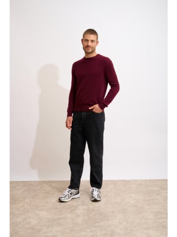 Just Cashmere Kasjmieren trui "Howard" bordeaux
