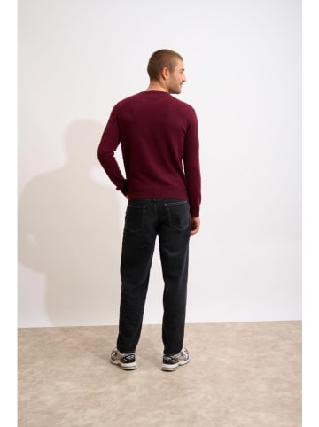 Just Cashmere Kaszmirowy sweter "Howard" w kolorze bordowym