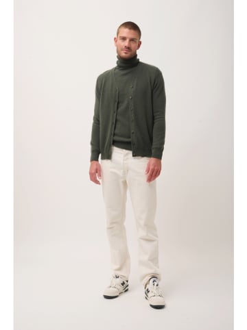 Just Cashmere Kaschmir-Cardigan "Lana" in Khaki