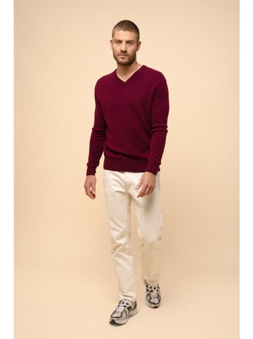 Just Cashmere Kaschmir-Pullover "Nathan" in Bordeaux