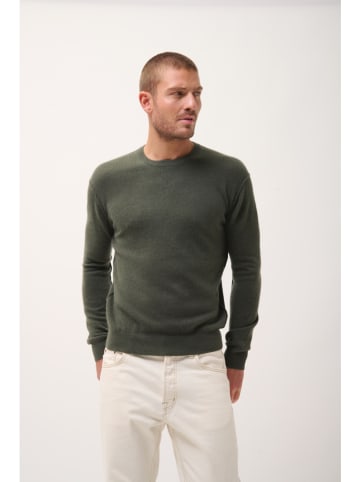 Just Cashmere Kaschmir-Pullover "Noe" in Dunkelgrün