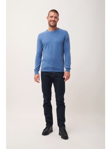 Just Cashmere Kasjmieren trui "Noe" lichtblauw